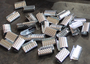 Steel strap clips - for plastic -  ( PP- PET ) strap